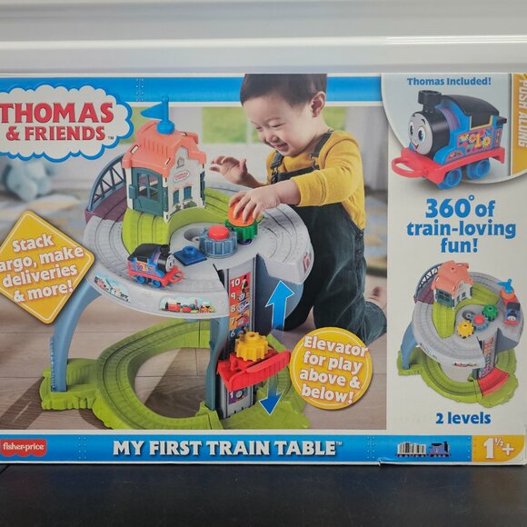 Thomas & Friends My First Train Table Toddler Toy w/ Track Fine Motor Activities - Picture 6 of 9